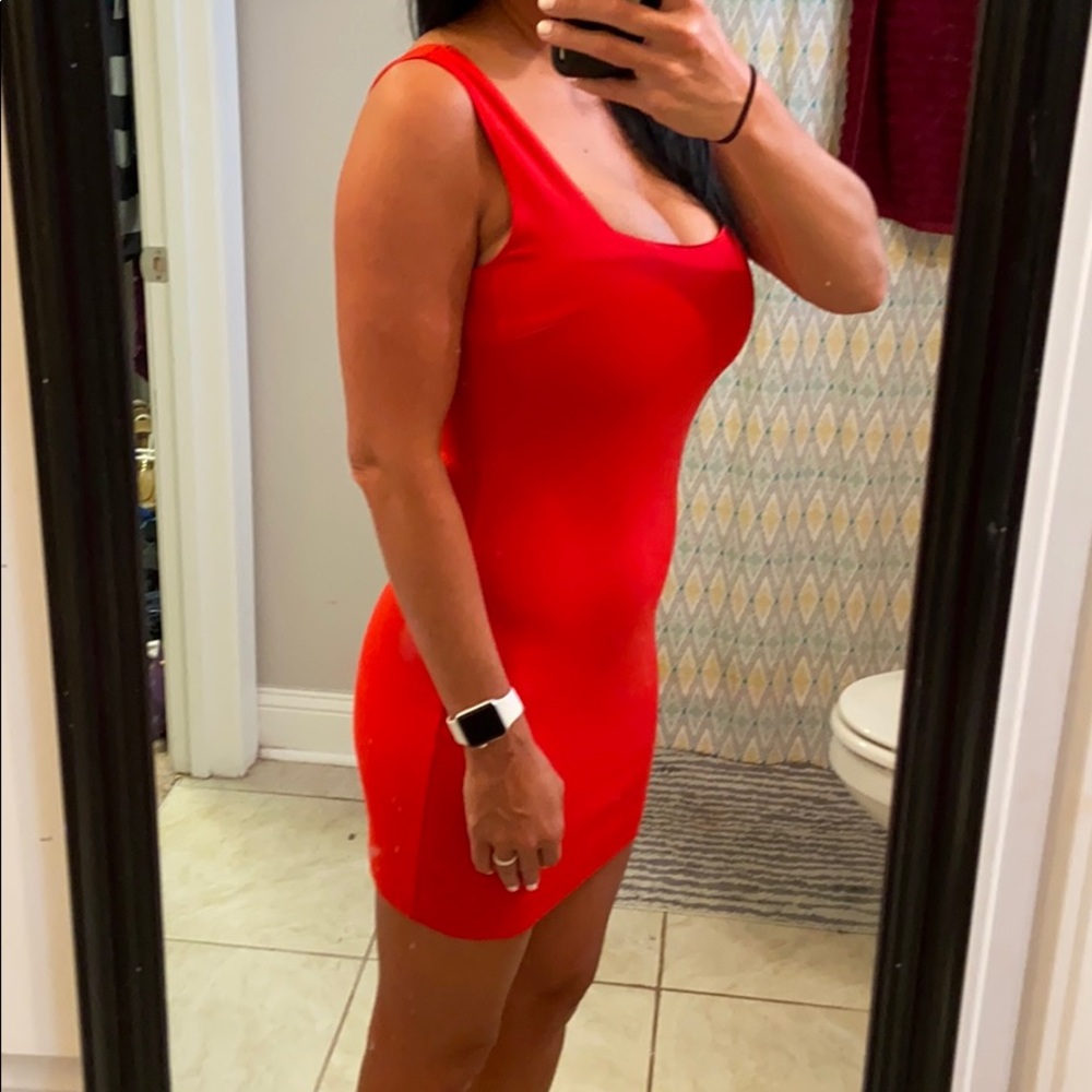 Cute red dress